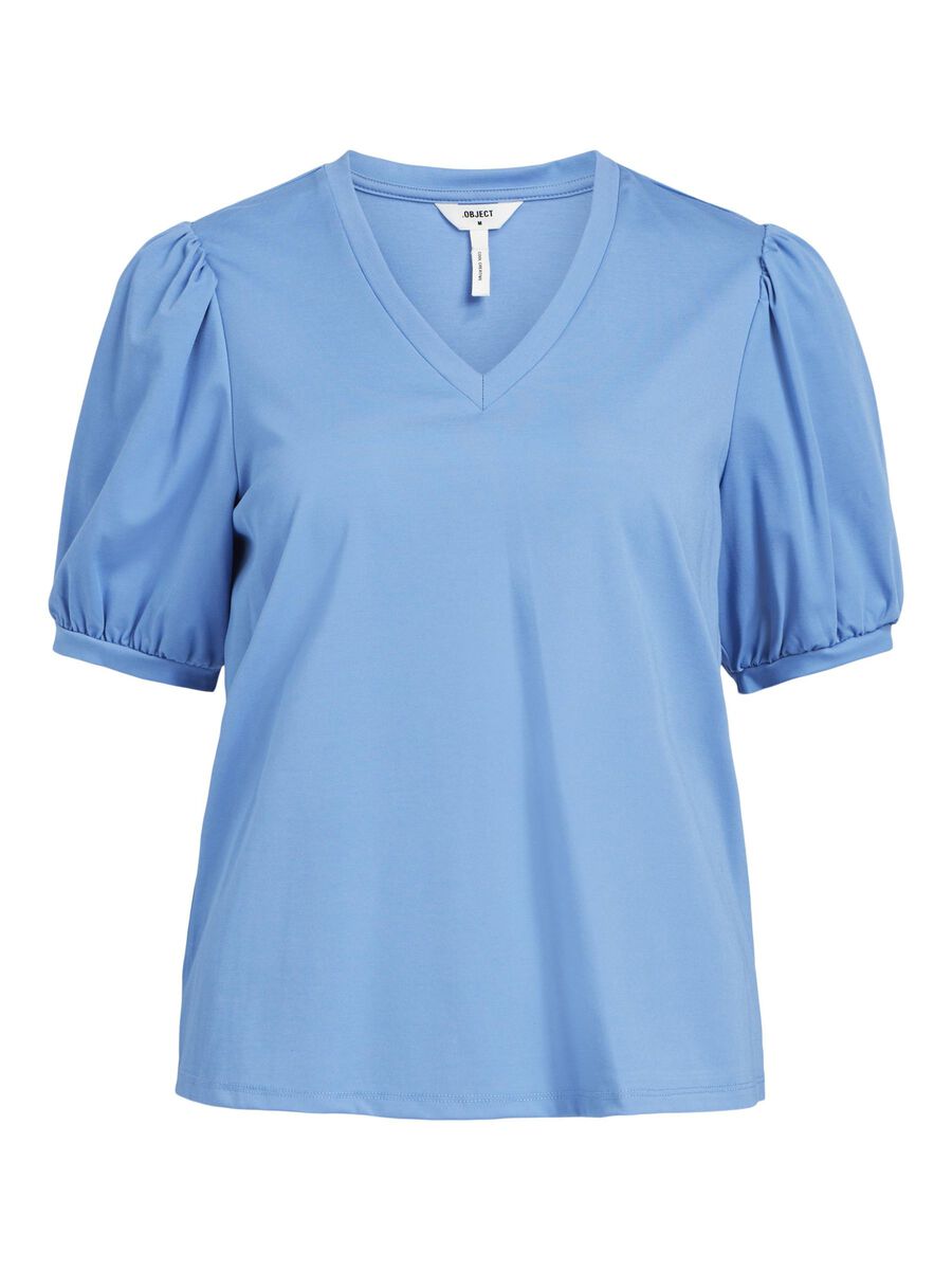 OBJECT PUFFÄRMEL T-SHIRT, Provence, highres - 23041624_Provence_001.jpg