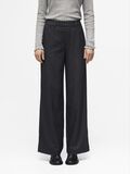 OBJECT HIGH WAISTED WIDE-LEG TROUSERS, Dark Grey Melange, highres - 23044366_DarkGreyMelange_1109579_003.jpg