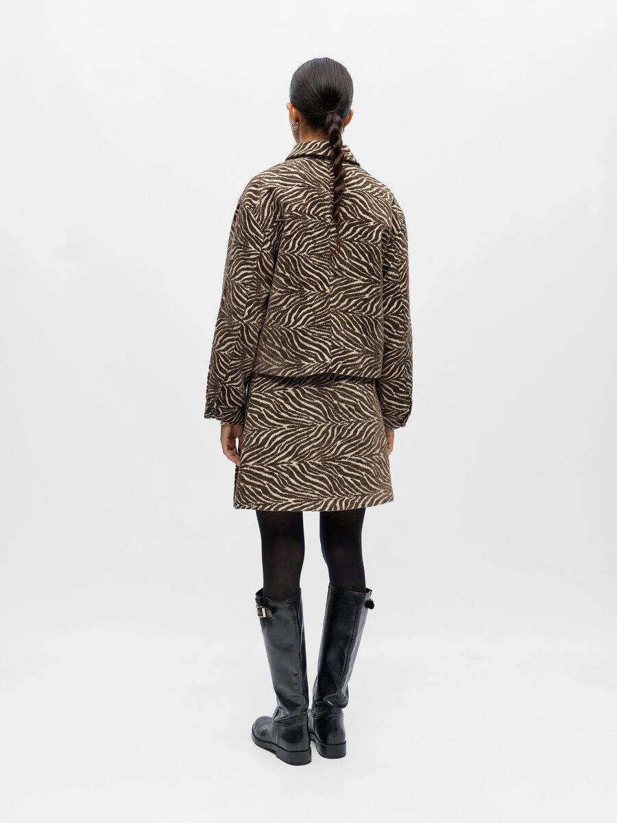 Product carousel image - ZEBRAPRINT JACKE, Morel | 2