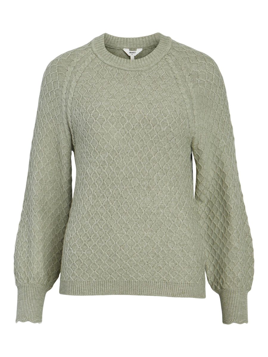 Object Collectors Item SOFT KNITTED PULLOVER, Seagrass, highres - 23037960_Seagrass_913959_001.jpg