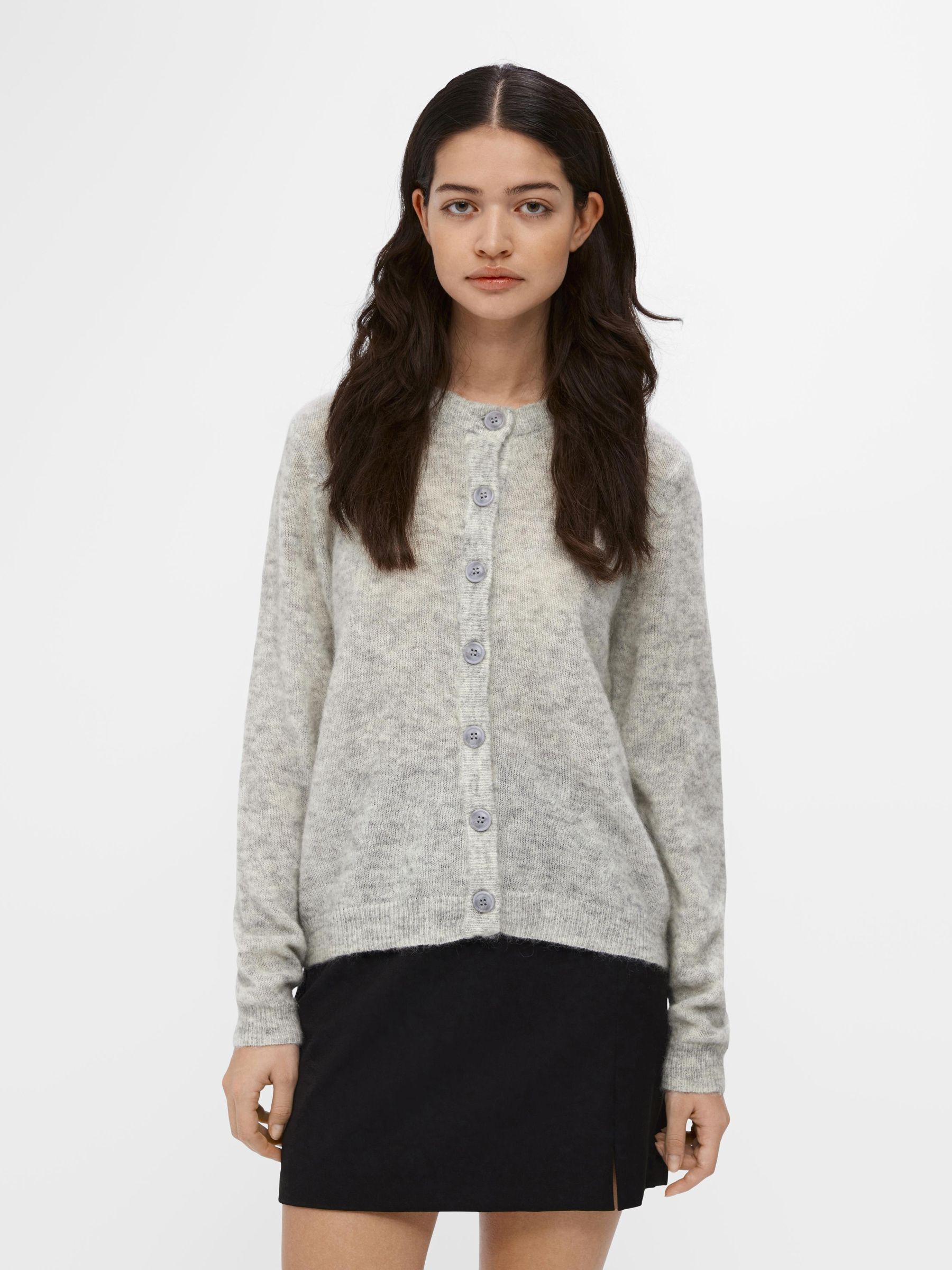 KNITTED CARDIGAN Grey .OBJECT CI UK