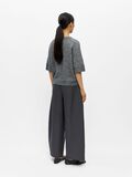 Product image thumbnail - SHORT SLEEVE TOP, Medium Grey Melange | 3