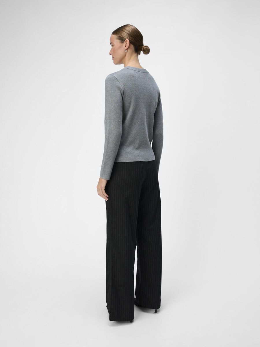 OBJECT OBJLISA WIDE-LEG TROUSERS, Black, highres - 23040544_Black_1121428_004.jpg