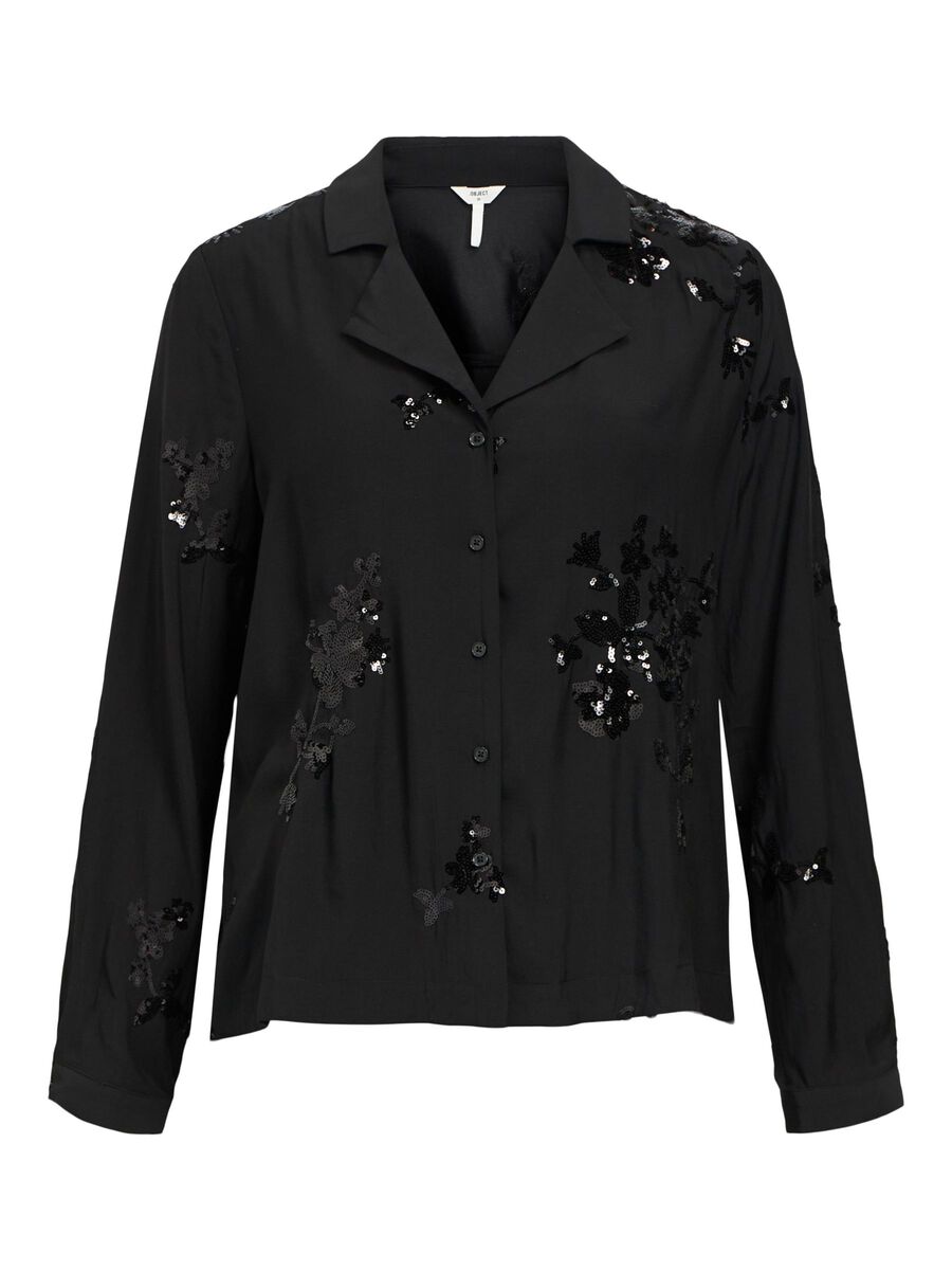 OBJECT PALJETT SKJORTA, Black, highres - 23045430_Black_001.jpg