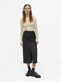 Object Collectors Item COATED MIDI SKIRT, Black, highres - 23043432_Black_005.jpg