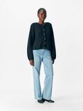 Product image thumbnail - KNITTED CARDIGAN, Black | 4