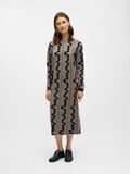 Product image thumbnail - KNITTED MAXI DRESS, Morel | 4