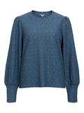 OBJECT LONG SLEEVED TOP, Dark Denim, highres - 23046626_DarkDenim_001.jpg