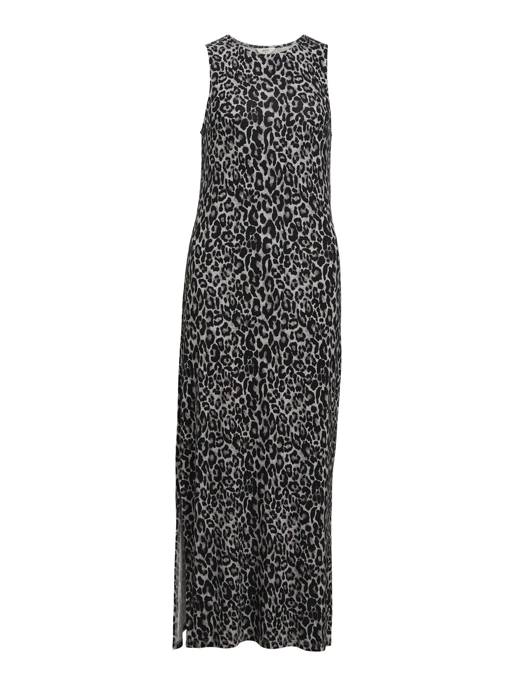 Gray leopard print dress online
