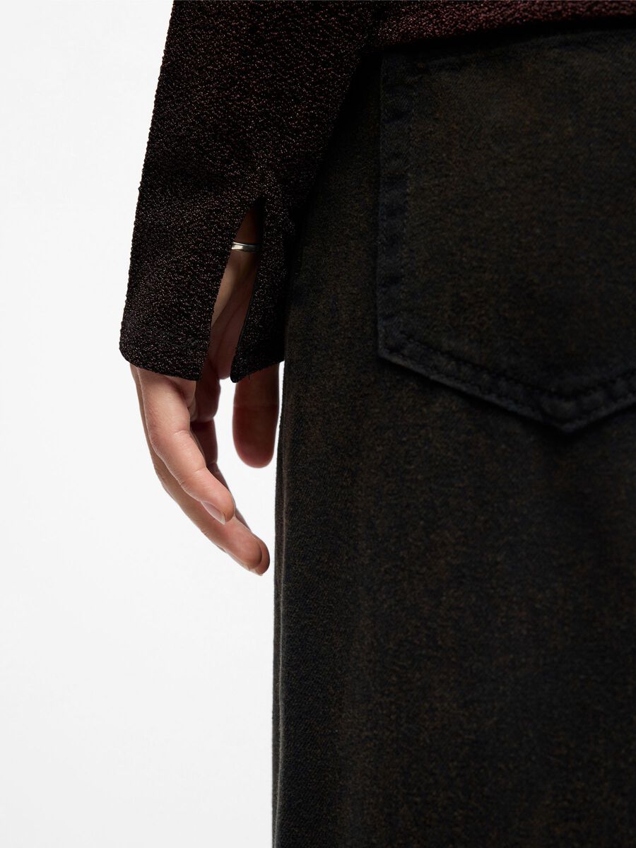 Carousel image - TOP DE MANGA LARGA, Black | 5