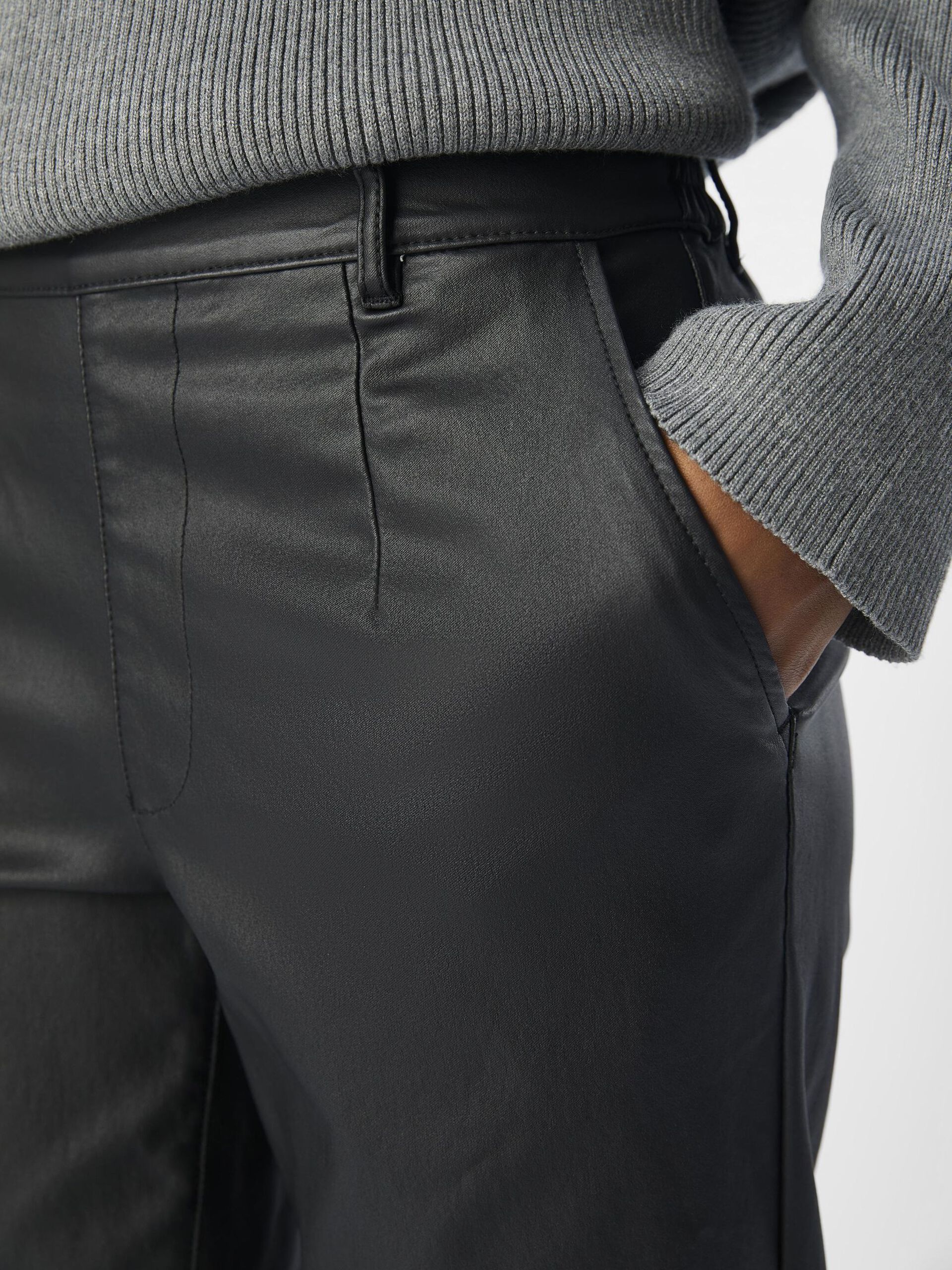 Carousel image - OBJBELLE TROUSERS, Black | 5