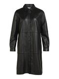 Object Collectors Item LEATHER SHIRT DRESS, Black, highres - 23039815_Black_001.jpg