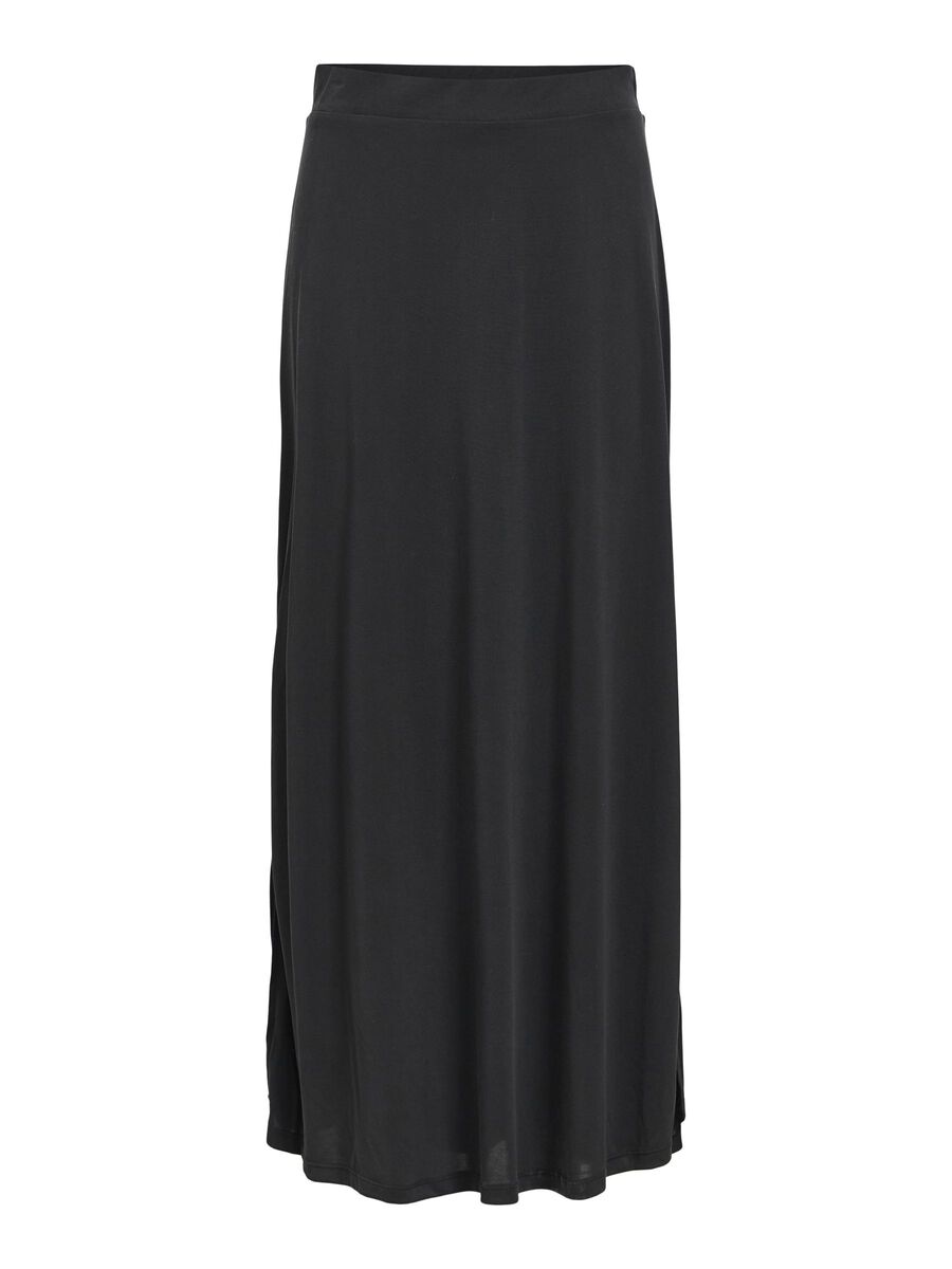OBJECT MID WAIST MAXI SKIRT, Black, highres - 23045688_Black_001.jpg