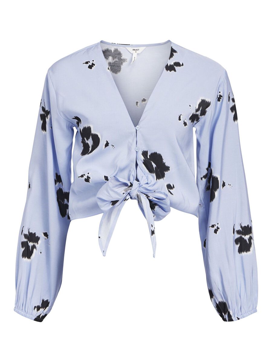 Printed Cropped Top - Object Collectors Item - Modalova