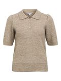 Product image thumbnail - KNITTED POLO SHIRT, Morel | 1