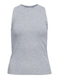 Object Collectors Item RONDE HALS TOP, Light Grey Melange, highres - 23034452_LightGreyMelange_001.jpg