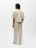 Product image thumbnail - BESTICKTE BLUSE, White Sand | 3