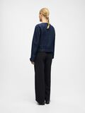 Product image thumbnail - SHORT DENIM JACKET, Dark Blue Denim | 3