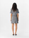 Product image thumbnail - KNITTED MINI SKIRT, Medium Grey Melange | 3