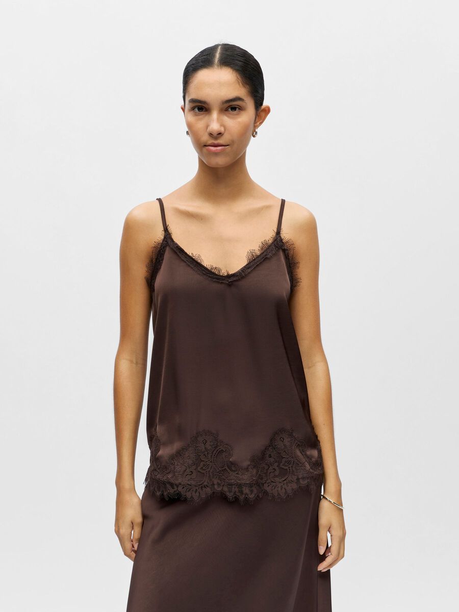 Product carousel image - OBJECT COLLECTORS ITEM CAMISOLE, Seal Brown | 1
