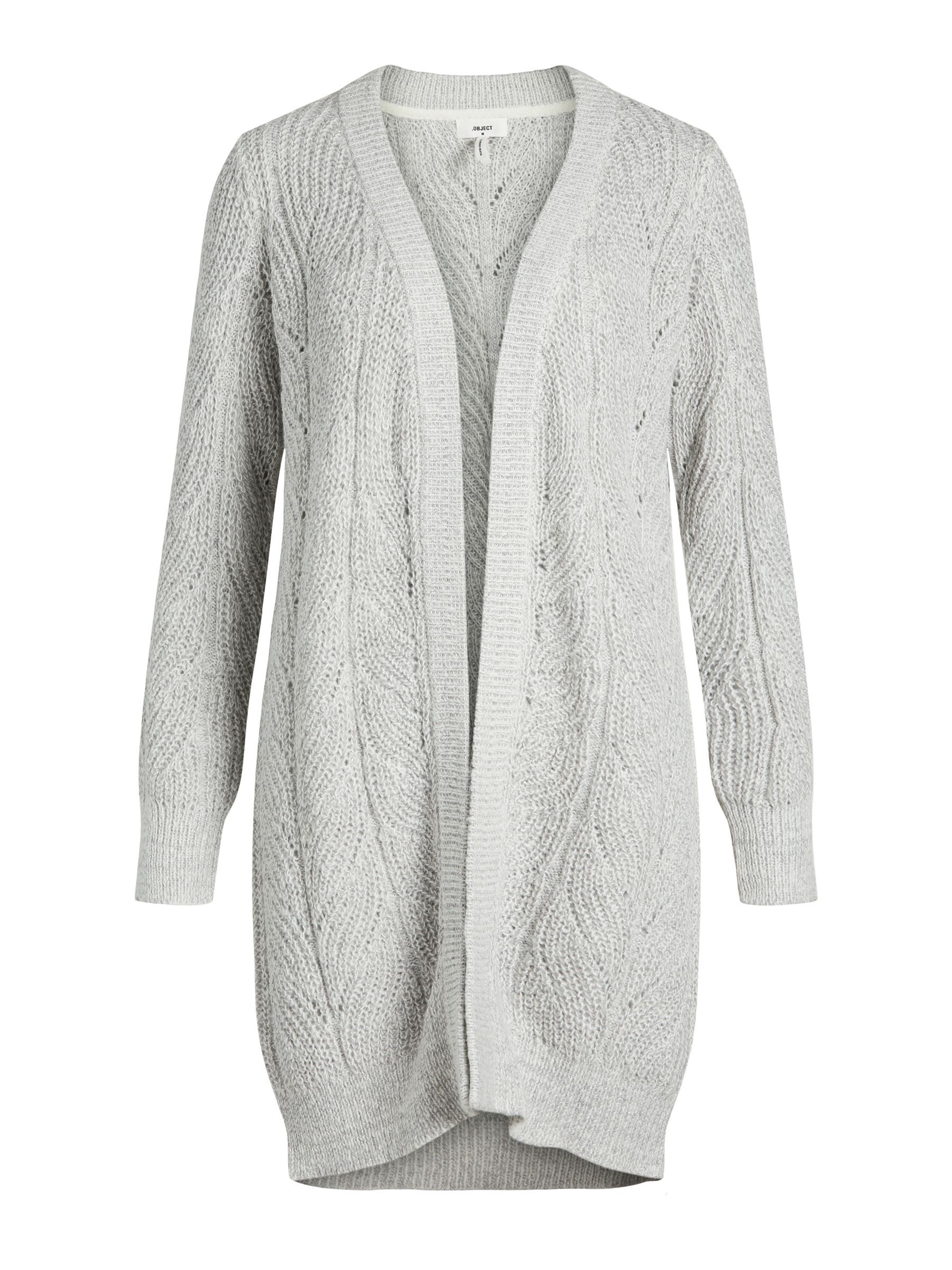 grey wooly cardigan