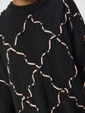 OBJECT LONGLINE KNITTED PULLOVER, Black, highres - 23045331_Black_1146947_006.jpg