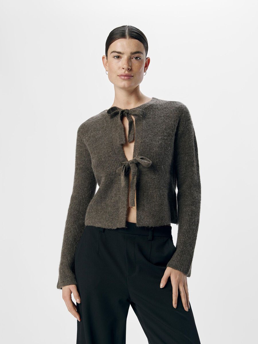OBJECT CROPPED REVERSIBLE CARDIGAN, Morel, highres - 23043185_Morel_1151636_003.jpg