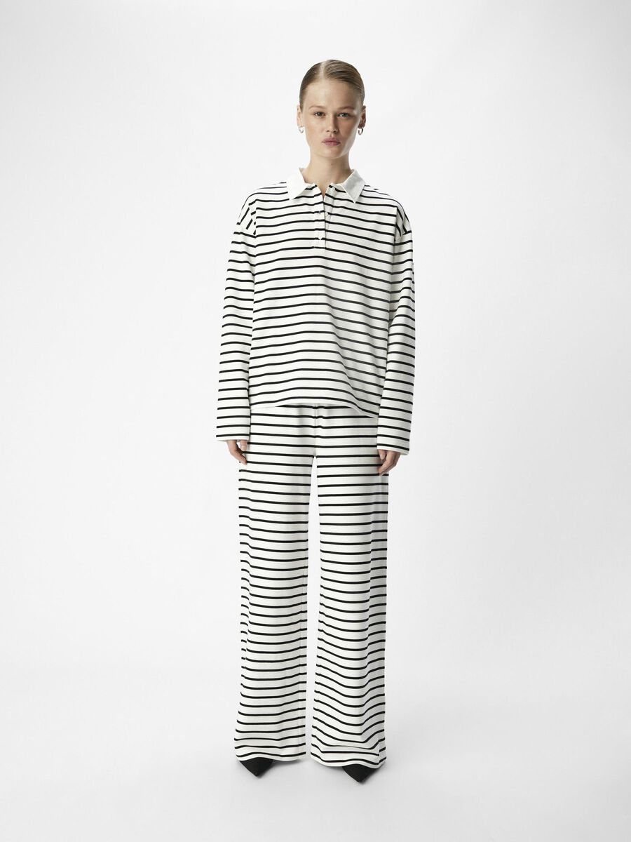 OBJECT STRIPED TROUSERS, Black, highres - 23046737_Black_1192333_005.jpg