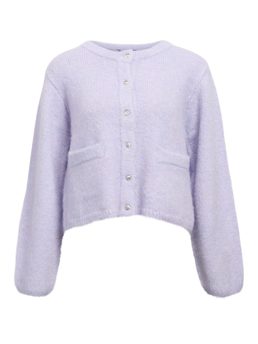 Carousel image - KNITTED CARDIGAN, Baby Lavender | 1