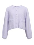 Product image thumbnail - KNITTED CARDIGAN, Baby Lavender | 1