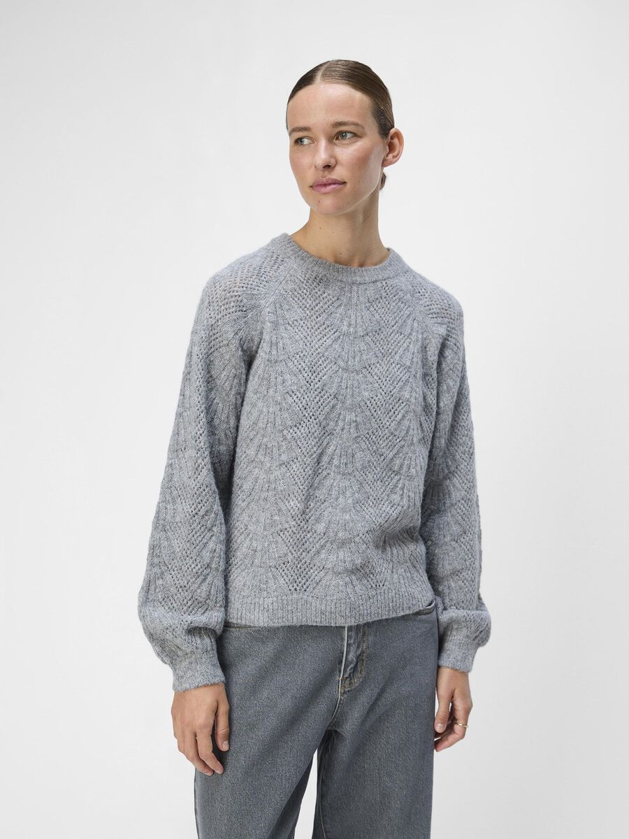 OBJECT GEBREID TRUI, Medium Grey Melange, highres - 23044646_MediumGreyMelange_003.jpg