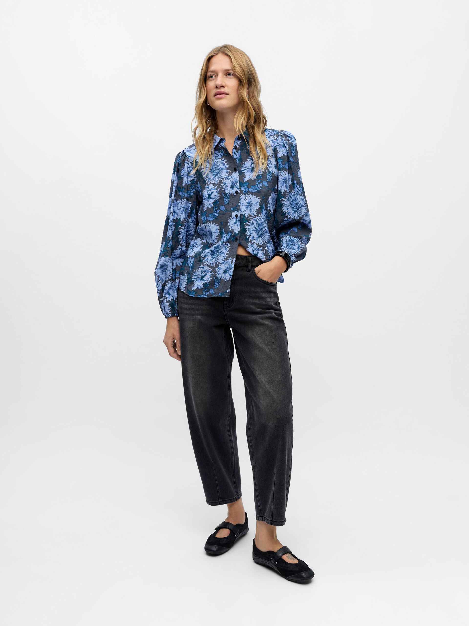 Carousel image - PRINTED SHIRT, Black | 4