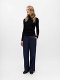 Product image thumbnail - OBJTHESS KNITTED PULLOVER, Black | 4