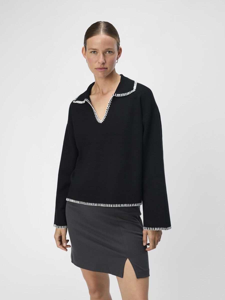 OBJECT OBJREYNARD KNITTED JUMPER, Black, highres - 23046215_Black_1173416_003.jpg