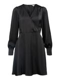 Product image thumbnail - V-NECK MINI DRESS, Black | 1