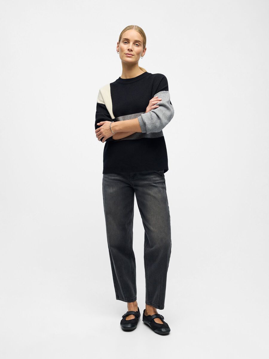 Product carousel image - EN MAILLE PULLOVER, Black | 5