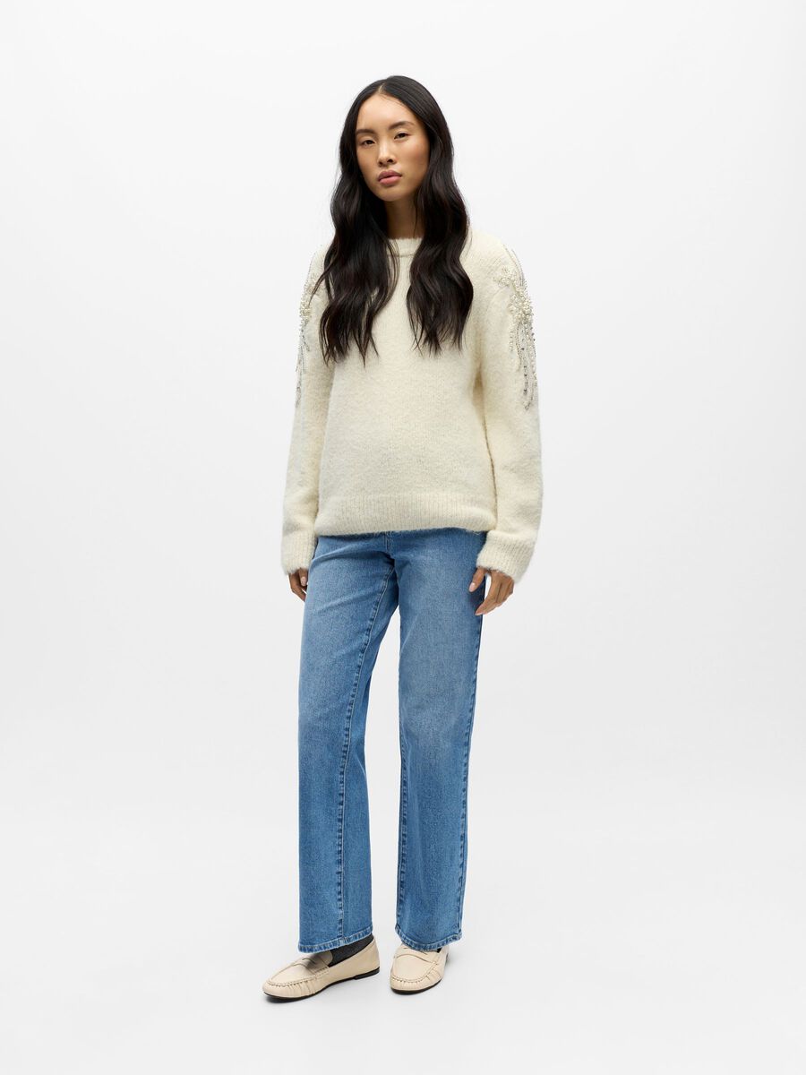 Product carousel image - STRICK JUMPER, White Sand | 5