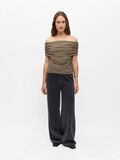 Product image thumbnail - TOP OFF-SHOULDER, Morel | 4