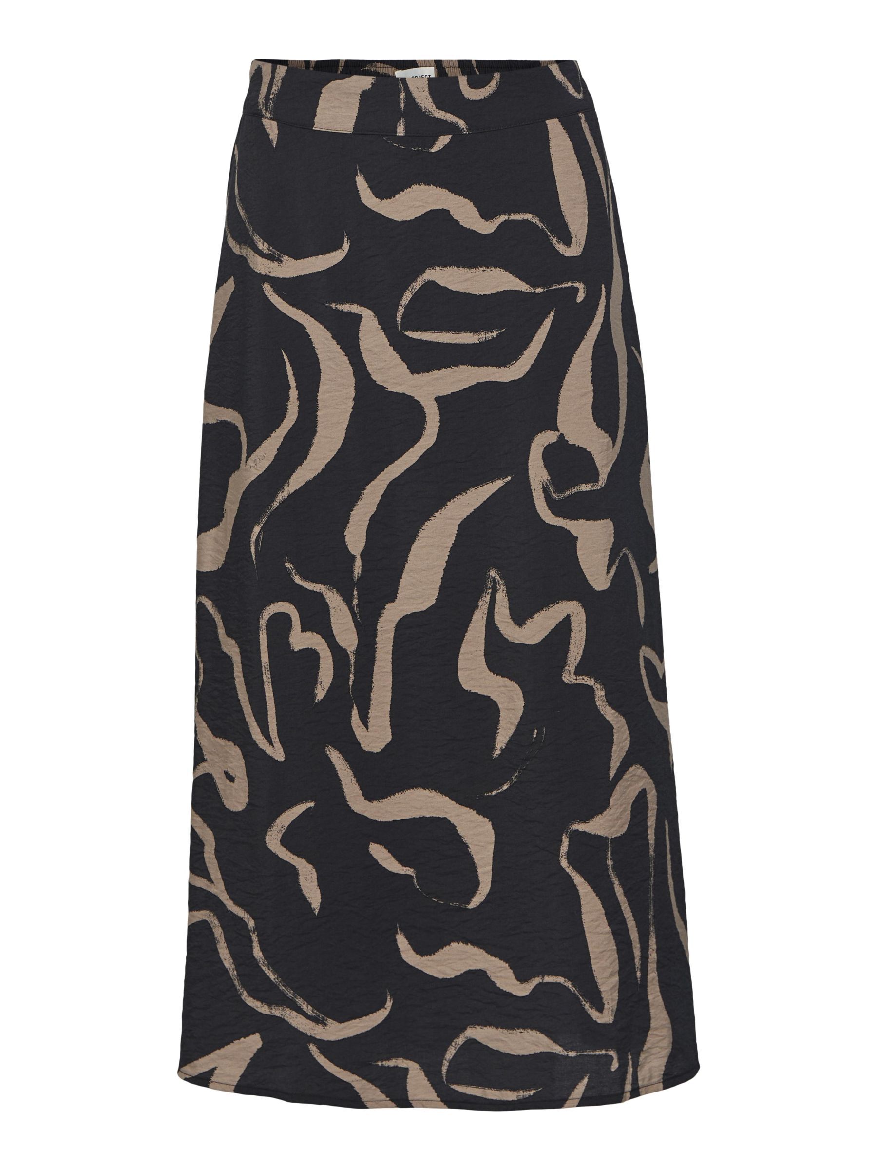 MID WAISTED MIDI SKIRT