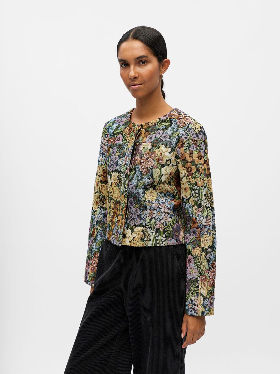Carousel image - FLORAL JACKET, Twill | 2