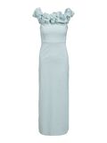 Product image thumbnail - OFF SHOULDER MAXI DRESS, Winter Sky | 1