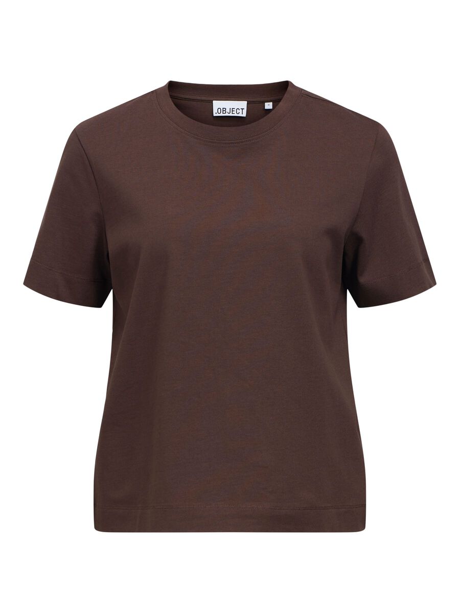 Carousel image - COTTON T-SHIRT, Seal Brown | 1