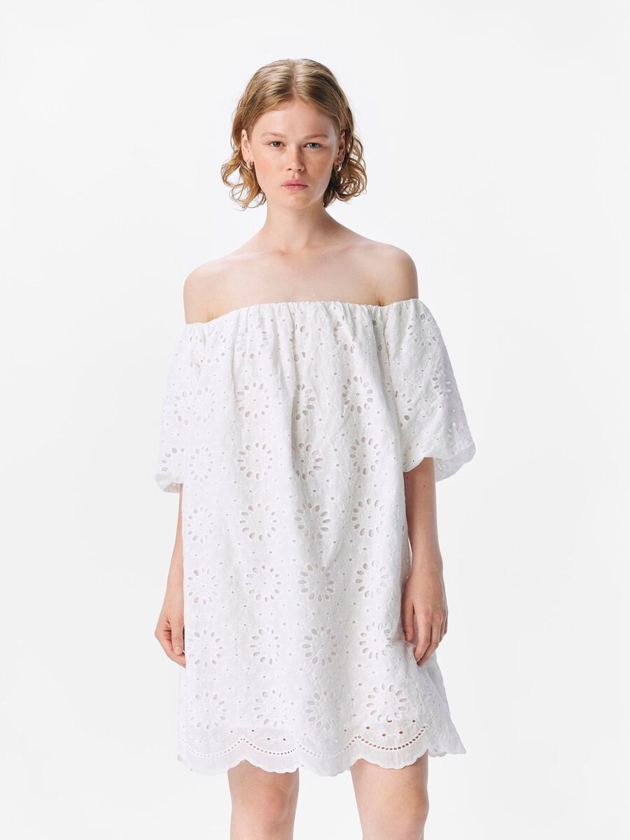 OBJECT DETAILED MINI DRESS, White, highres - 23048313_White_003.jpg