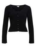 OBJECT LIGHTWEIGHT KNITTED CARDIGAN, Black, highres - 23046073_Black_001.jpg