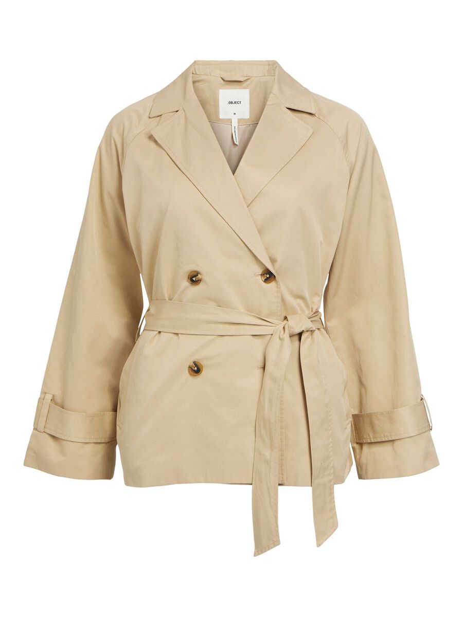 Object Collectors Item SHORT TRENCHCOAT, Humus, highres - 23040650_Humus_001.jpg
