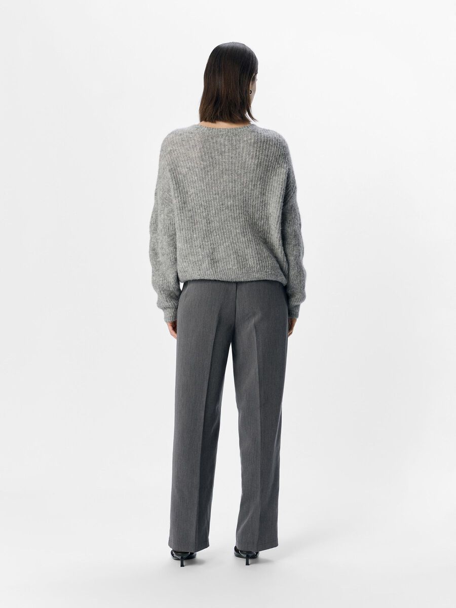 OBJECT DETAILED  KNITTED PULLOVER, Medium Grey Melange, highres - 23045535_MediumGreyMelange_004.jpg
