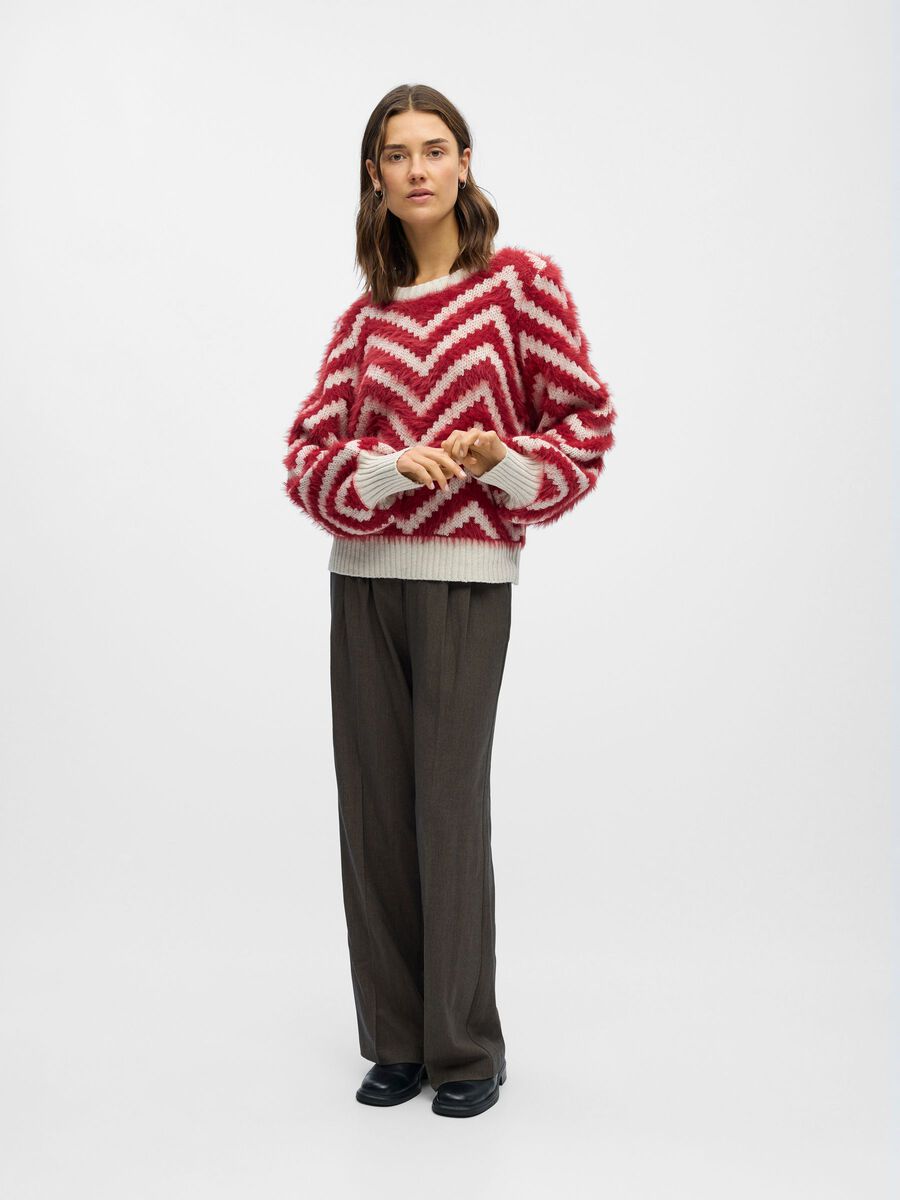 Product carousel image - KNITTED PULLOVER, White Sand | 5