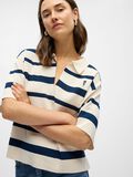 Product image thumbnail - KNITTED POLO SHIRT, White Sand | 6