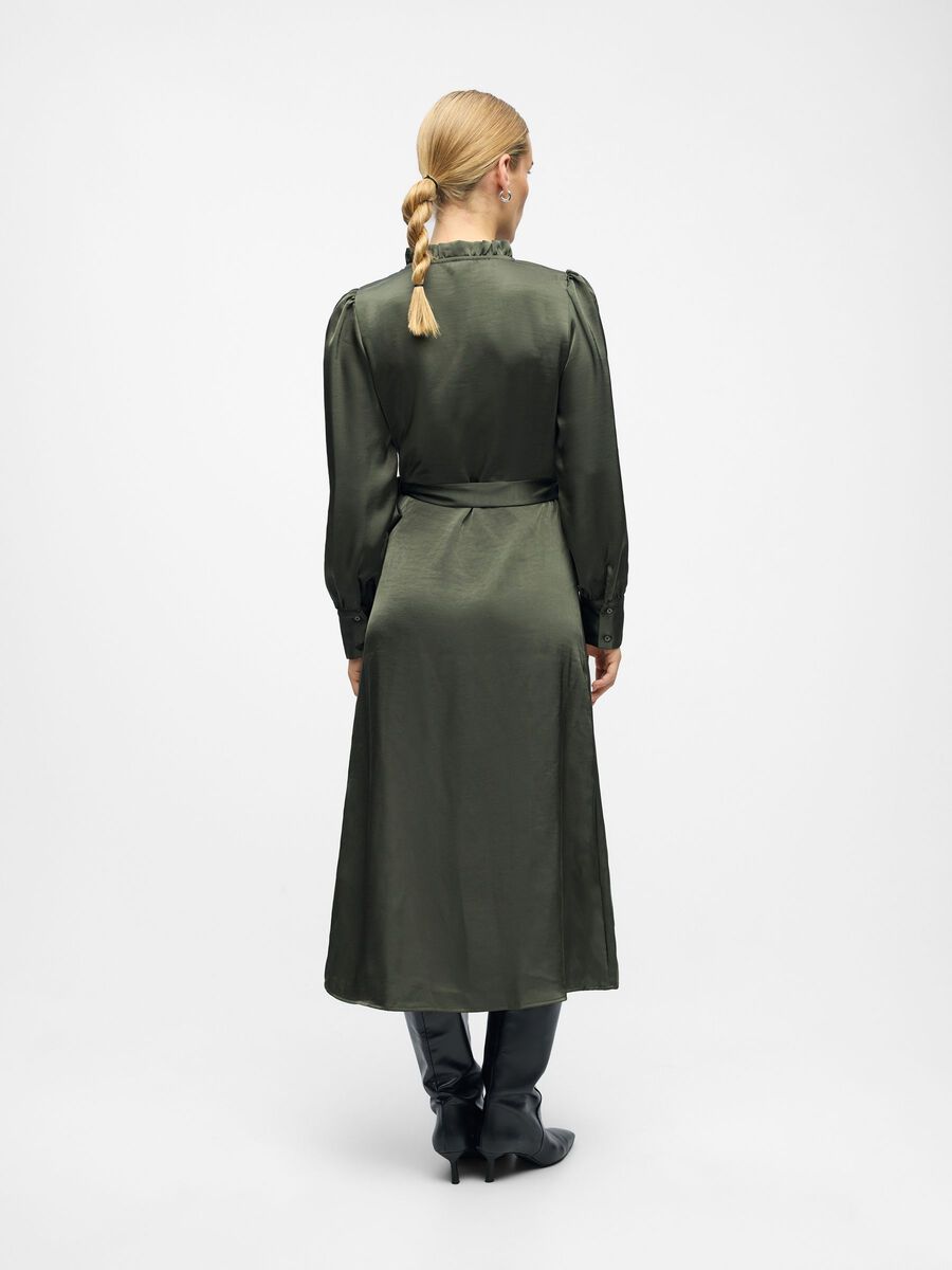 Product carousel image - MAXI LENGTH WRAP DRESS, Kambaba | 2