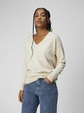 Object Collectors Item OBJTHESS KNITTED PULLOVER, Sandshell, highres - 23034470_Sandshell_816479_003.jpg